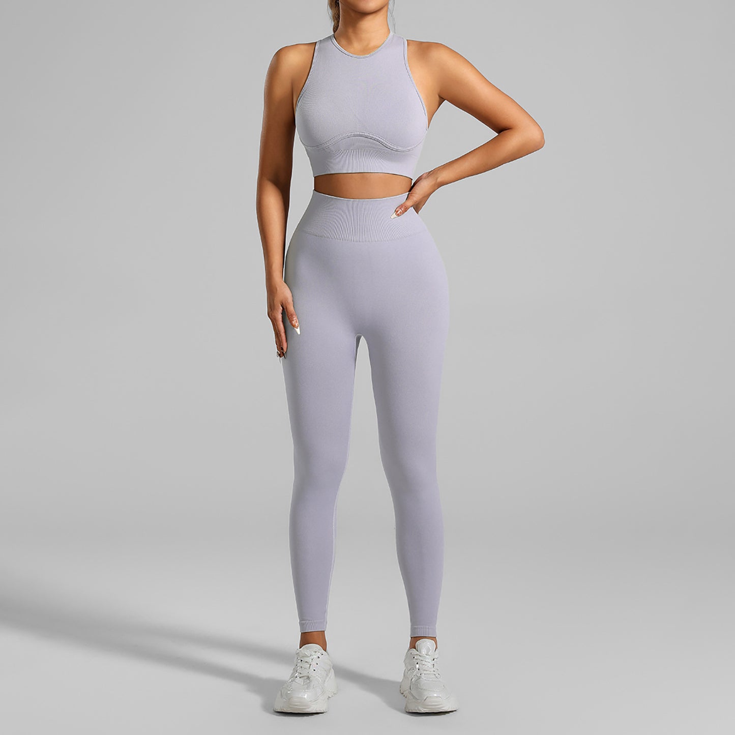 High-strength Running Tight Seamless Yoga Clothes Suit