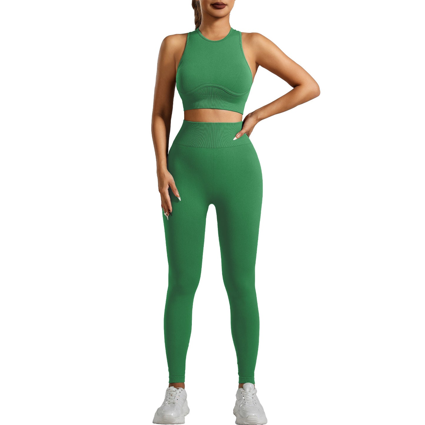 High-strength Running Tight Seamless Yoga Clothes Suit