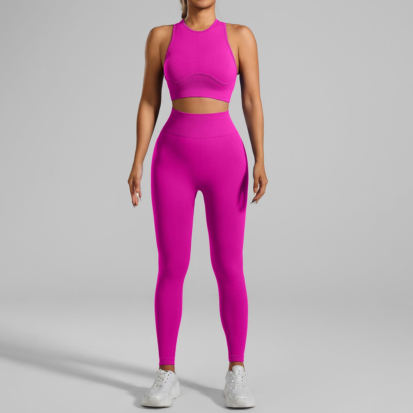High-strength Running Tight Seamless Yoga Clothes Suit